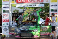 Rallye Český Krumlov: Dojezd posádek do cíle